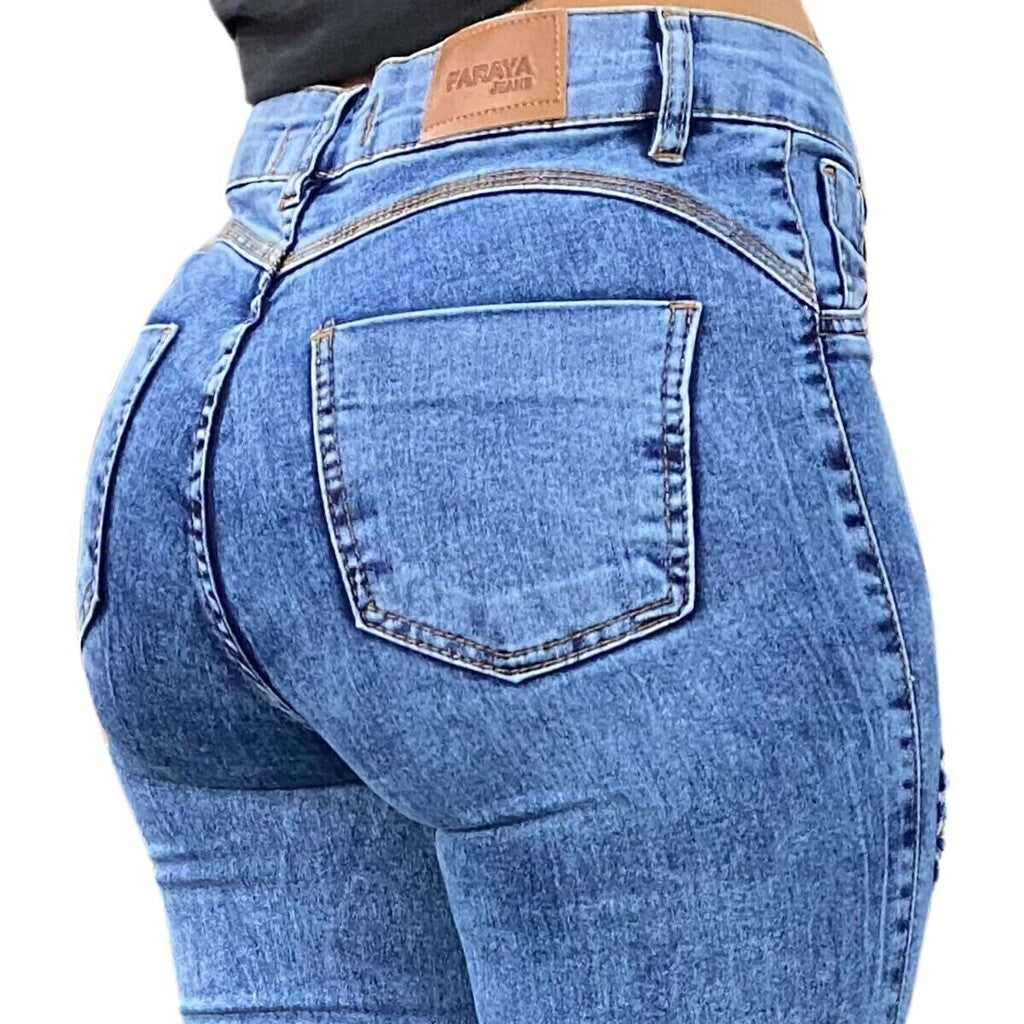 Calça Feminina Faraya Jeans Flare Ref.1035