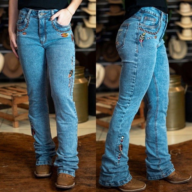 Calça Texas Farm Feminina Vitality Umber