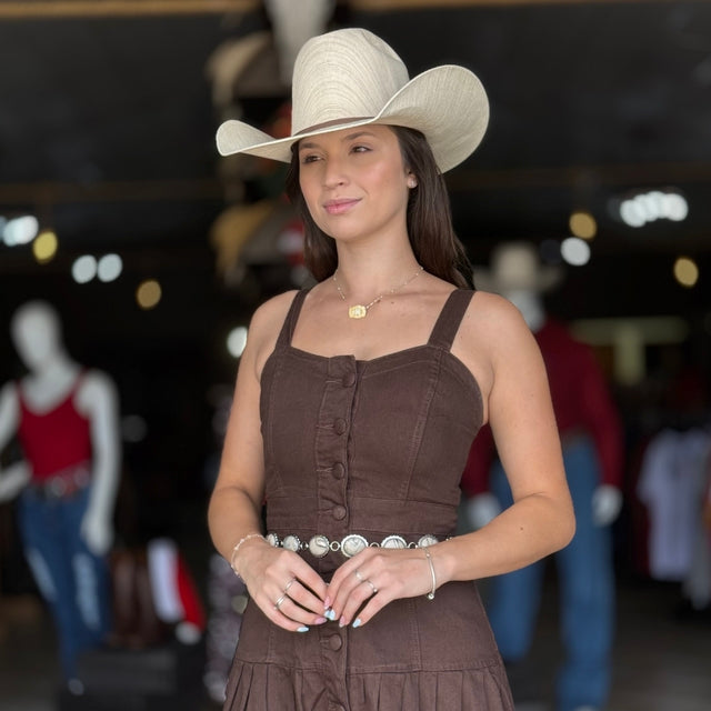 Vestido Midi TND Matilda Marrom
