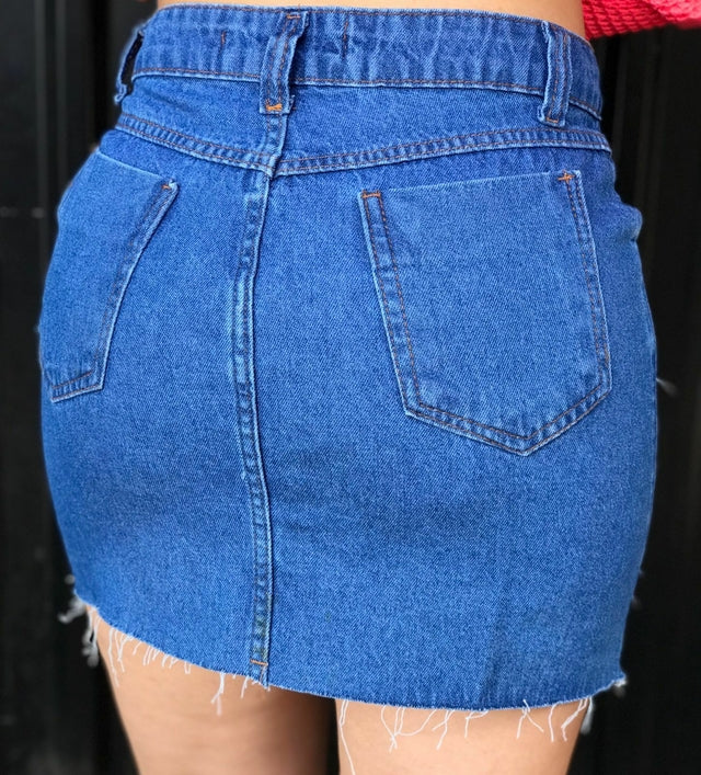 SAIA JEANS CURTA COM BRILHO