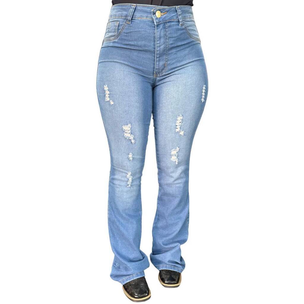 Calça Feminina Faraya Jeans Claro Ref.534