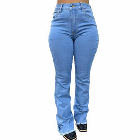 Calça Feminina All Western Barra Desfiada Clear